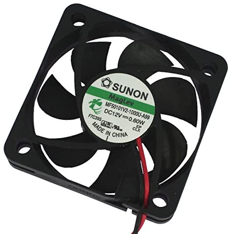 SUNON 12V DC 0,6W 50x50x10mm 18,7m³/h 4800U/Min 18,7m³/h Sunon MF50101V21000UA99