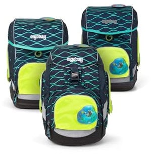 ergobag Fluo Zip Set Sichtbarkeits-Set pack cubo und cubo light gekauft nach Juli 2019 Set 3-teilig