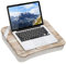 LapGear Heritage 45611 Schoßschreibtisch mit Gerätekeile, Weiß gewaschen, für Laptops bis zu 43,8 cm (17,3 Zoll)