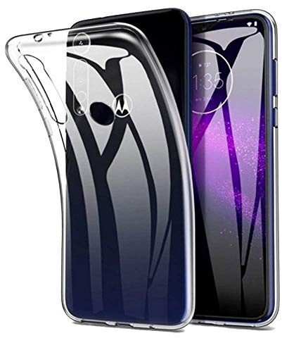 REY - Pack 3X Transparent Silikonhülle TPU für Motorola Moto G8 Plus, Handyhülle Premium Kratzfest TPU Durchsichtige Schutzhülle, Ultradünne 0,33 mm