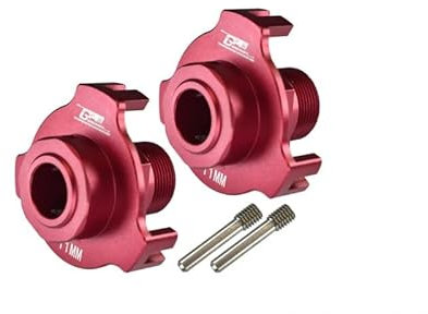 GPM Aluminium Wheel Hub Hex (+11mm) for Arrma 1:5 KRATON 8S BLX-ARA110002 / KRATON EXB Roller-ARA5208-2Pc Set Red