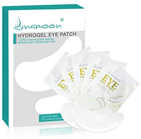 Lunamoon Augenpads für Wimpernverlängerung,Wimpern Pads 100 Paar,Wimpernverlängerung Pad,Augenpads Wimpern,Eyelash Extensions Patch,Lint Free Eye Gel Patch for Eyelash Extensions