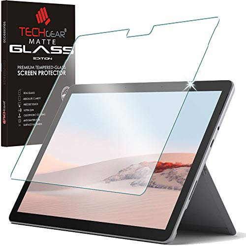 TECHGEAR Anti-Glare Screen Protector Compatible with Microsoft Surface Go 4, Surface Go 3 & Surface Go 2 10.5 - MATTE GLASS Edition Genuine Tempered Glass Screen Protector Guard Cover