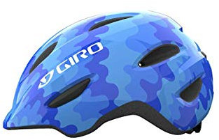 Giro Unisex Jugend Scamp Fahrradhelme, Blue Splash 21, XS