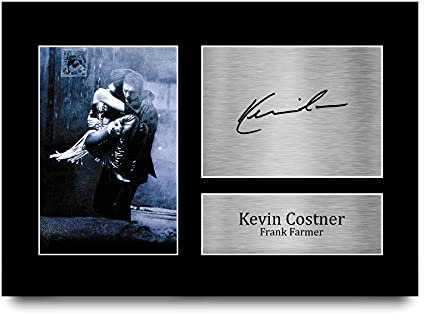 HWC Trading A4 Kevin Costner The Bodyguard Geschenke Gedruckt, Signiert Autogramm Bild Für Film-Erinnerungsstücke-Fans - A4 Eingerahmt
