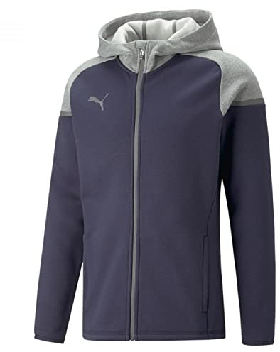 PUMA Herren Teamcup Casuals Hooded JKT Kapuzenjacke, Blau (Parisian Night), XL
