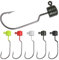 Ned Rig Jigköpfe für weiche Köder, 20 Stück breite Lücke Shroom Jig Haken Set Offset Ned Haken zum Barsch Angeln (1/4 oz)