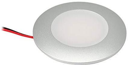 VBLED LED Einbaustrahler 12V 3W 3000K warmweiß Aluminium Möbeleinbauleuchte Camper Innenraum Spot Einbauleuchte Deckenspot Möbel Einbaustrahler für Wohnmobil Wohnwagen Boot