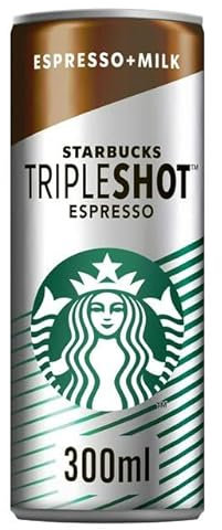 Starbucks Tripleshot Espresso Iced Coffee Can - 300ml (Pack 12)
