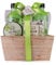 Accentra – Duschset Frauen Geschenkset OLIVE in schöner Holzbox – 5-teiliges Pflegeset mit Duschgel, Schaumbad, Bodylotion, Körperpeeling und Badesalz – Wellness Geschenk Set zum Geburtstag