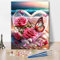 TISHIRON Am Meer Frauen-Ölgemälde Malen nach Zahlen für Erwachsene Kinder DIY Strand Blumen Herz Schmetterlinge Mädchen Malen nach Zahlen Kits Wanddekoration für Zuhause - 16 x 20