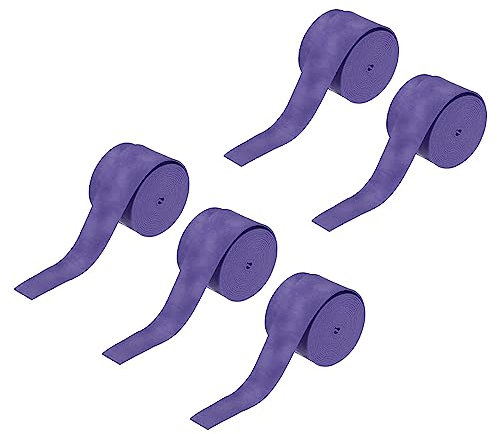 QUARKZMAN 5Stk Trommelstock Klebeband Schlagzeugstab Griffe Trommelstab Wicklung Rutschfest 27mm(1) Breite 1.1m für Trommel Schlagzeug Zubehör Lila