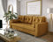 roe furniture Schlafsofa 232x90x88 cm - Sofa mit Schlaffunktion - Schlafcouch mit Bettkassen - Couch für Wohnzimmer - Kollektion SKANDI - Senf