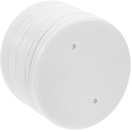 WATIIFUFU 30pcs Electrical Outlet Covers Weatherproof & Waterproof Receptacle Protectors for Outdoor Use Blank Ceiling Plate for Cable Management