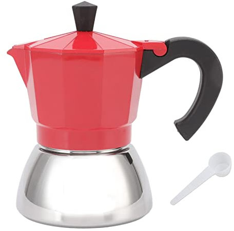 Aoveew Cafetière Moka cafetière italienne à extraction haute pression pour 3 personnes