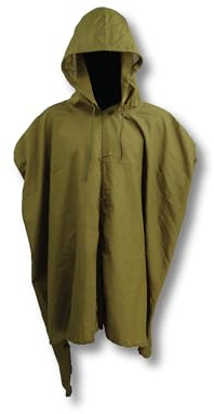 M MCGUIRE GEAR German Style Poncho, Hooded Heavy Weight Cotton Outdoor Coat, Winter Hunting
