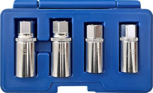 Kunzer 7SBA04 Stehbolzenausdrehersatz 4-tlg 6-12 mm - für gewindeschonenden Ein- und Ausbau von Stehbolzen