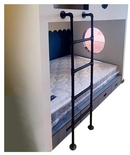 Escalera de litera de 61 pulgadas, escalera interior para autocaravana y remolque, escalera duradera para camas altas, ideal para dormitorios escolares y s (155 cm)