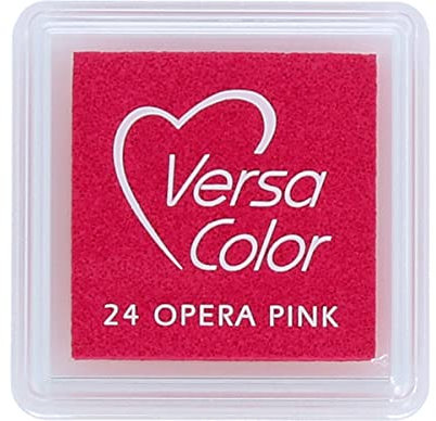 Tsukineko Opera Pink VersaColor Pigment Inkpad 1 Cube VS-024