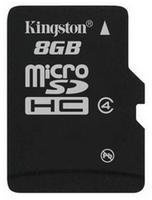 KINGSTON MicroSD HCCard 8GB Class 4