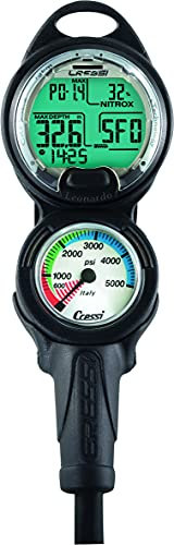 Cressi Tauchcomputer Konsole - Manometer Leonardo Computerkonsole Leonardo 2: Made in Italy