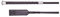 BR Springgerte Kolga echtes Leder schwarz-Silber (60 cm)
