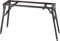 K&M 18953 Stagepiano-Klapptisch Schwarz aus Stahl - Höhe 60 bis 100 cm variabel - Klappbar für mobilen Einsatz