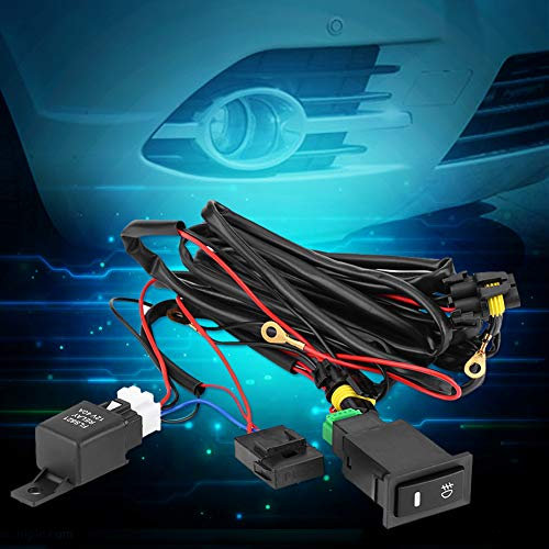 Car Fog Lights For Car Car Wiring Fog Light Switch Relay Switch Car Fog Light Harness Led Fog Light,12V Wiring Harness Relay Kit On Off Switch For LED Spot Fog Lights Switch