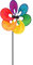 HQ Design Windspiration - Flower, UV-beständige und wetterfeste Windspiel Deko für Garten, Terrasse und Balkon - Windrad inkl. Standstab (Paradise Flower Victorian Style)