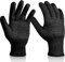 Heat Proof Gloves, 2 pcs Heat Gloves for Hair Styling with Silicone Nodules for Hair Tools, Curling Iron Wand, Flat Iron, Hot-Air Brushes, Black