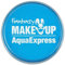 NEU Kinderschminke Karneval Aqua-Express Schminke auf Wasserbasis, 15g, Himmel-Blau