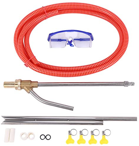 Vcsheh Kit di Sabbiatura Idropulitrice, Attacco per Sabbiatrice un, 5000, 1/4 Pollici un Sgancio Rapido 1 Set