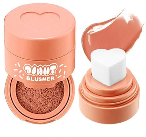 Stamp Liquid Blush Stamp Blush Mit Herzförmigem Applikator Natürliches Und Langanhaltendes Rouge, Leichtes Und Luftiges Make-up-Geschenk Für Frauen (06, Eine Größe passt für alle)