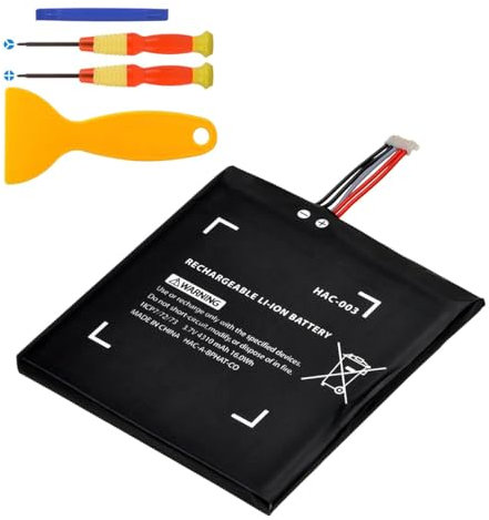 BenjiPower - Batterie de Remplacement pour Console Nintendo Switch, 4310 mAh, Kit d'Outils de Réparation