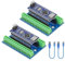 YELUFT 2pcs Nano V3.0 Board ATmega328P MCU CH340G Chip 5V 16M Microcontroller Type-C Port with USB Cable + Nano V3.0 Expansion Board Nano IO Shield V1.O Terminal Adapter Compatible with Arduino IDE
