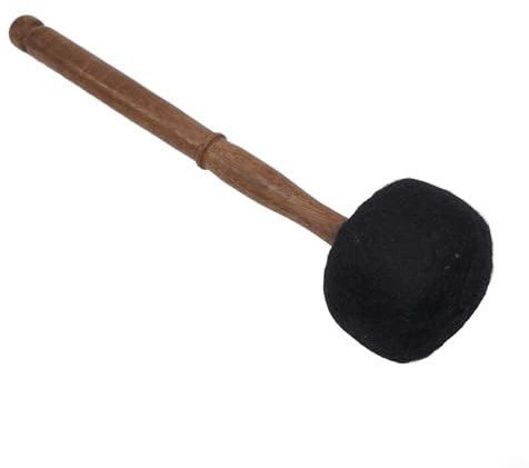 Hasaller Bu-ddha Sound Bow-l Marteau en feutre Guérison sonore Bo-wl Maillet chantant tibétain Bo-wl Striker Pan Bell Instrument tibétain Bo-wl Striker Chanting Gong Bol sonore de méditation St-ick