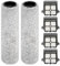 【Versione 2, staccabile】S7 Pro (6 pezzi) Rulli spazzola e filtri HEPA compatibili con Tineco Floor One S7 Pro, aspirapolvere per liquidi e solidi Floor One S6 (manico escluso)
