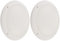 PQN Enterprises ECO50-4W Waterproof Ultra-Slim RV Marine Speaker, White, 5