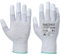 Portwest A198 Antistatische PU-Fingerspitzen-Sicherheitshandschuh Grau, M