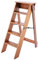 JHome-Klappstufen Klappbarer 5 Tritt-Tritthocker/Leiter/Stuhl, Holz-Haushalts-Treppenstuhl Sicherheit Trittleiter-Sitze Verbreitert Hoher Hocker Hausgartenwerkzeug Höhe 88 cm Schwere max. 150 kg