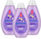 Johnson's Bedtime Lot de 3 packs de bain doux et doux pour peaux délicates et usage quotidien enrichi en essences naturelles apaisantes 500 ml