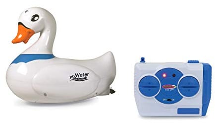 JAMARA 410108 RC Water Animals 2,4GHz Schwan – mit Sicherheitsfunktion Schiffsschrauben drehen Sich nur im Wasser, 2 Antriebsmotoren, einfach zu steuern, weiß