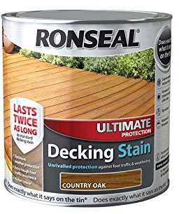 Ronseal Ultimate Decking Stain - Country Oak - 2.5L