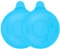 Bouchon de Vidange pour Baignoire, Douche, évier de Cuisine et lavabo de Salle de Bain, Bouchon d'évier Amovible, empêche l'eau de s'écouler, Ø 13 cm, pour Trous d'écoulement jusqu'à 90 mm, 2 x Bleu