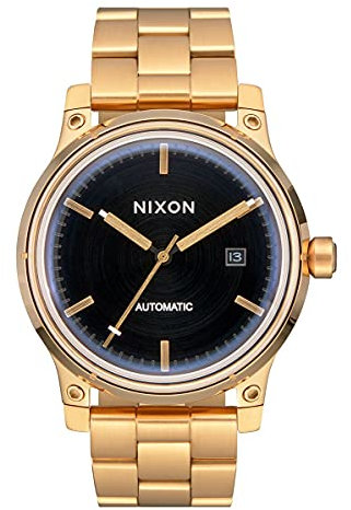 Nixon Herren Analog Quarz Uhr mit Edelstahl Armband A1294-513-00