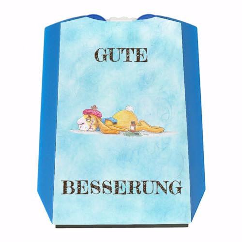 speecheese Gute Besserung Parkscheibe mit Hasepraktisch mit Eiskratzer und Wasserabstreifer Party Mitbringsel Krank verletzt witzig
