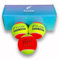 Flow Beach Tennis Beach Tennis Balls, ITF Approved Beach Tennis Balls, (Pack with 3), Low Compression, Sand Court Balls for Beach Tennis , (3 Balls Pack)