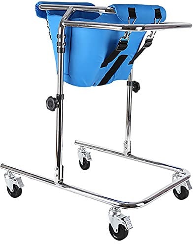 Höhenverstellbarer Kleinkind-Lauflernhilfe für behinderte Kinder mit Gehirnlähmung, aufrechter Rollator, Mobilitätshilfe mit abnehmbarem Sitz (80-120 cm)