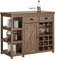SoBuy SVW20-N Aparador de Comedor Isla de Cocina con 2 Cajones 1 Puertas y Compartimentos cúbicos 110 x 55 x 95 cm ES