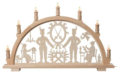 SAICO Original Schwibbogen Bergleute Leuchtbogen